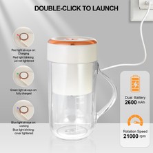 Xr Trq 330ML Beyaz Stil Taşınabilir Çok Fonksiyonlu Blender Kupası USB Elektrikli Smoothie Meyve Kablosuz Sıkacağı Öğrenci Çalkalayıcı Kupası (Yurt Dışından)