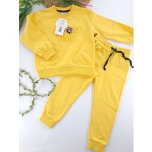 Bonboner Kids Kız Erkek Çocuk Unisex Eşofman Takımı Bel Paça Lastikli Cepli Premium Kalite