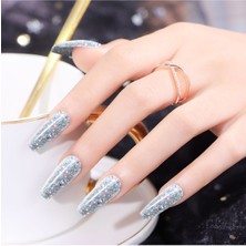 Beautilux Kalıcı Oje Gökkuşağı Simli Seri le-01