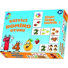 Çetiner Group Laço Puzzle LC015 Eğlen Öğren Eğitici Domino Oyunu Gülen Meyveler