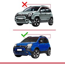 Acpar Fiat Panda Cross 2014 ve Sonrası ile Uyumlu Fly Model Ara Atkı Tavan Barı Gri  3 Adet