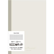 Apica Personal A6 Defter Bej Kareli