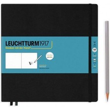 Leuchttrumm 1917 Sketchbook Square Sert Kapak 150 gr Eskiz Defteri Black 362358