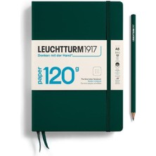 Leuchtturm 1917 Leuchttrum 1917 Superior Paper Edition 120 G/m² Sert Kapak A5 Noktalı Forest Green 370341