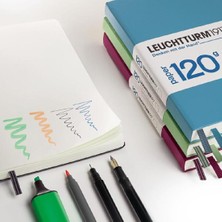 Leuchtturm 1917 Leuchttrum 1917 Superior Paper Edition 120 G/m² Sert Kapak A5 Noktalı Forest Green 370341