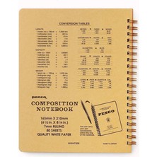 Penco Coil Composition Notebook Blue A5 Çizgili Telli Defter