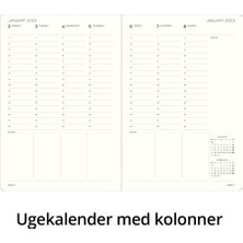 LEUCHTTURM1917 Weekly Planner & Notebook 18 Months 2024 - 2025 Medium Sky 370717