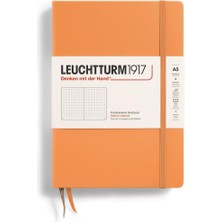 Leuchttrum 1917 Medium(A5) Sert Kapak, 251 Numaralandırılmış Düz Sayfa Defter Apricot 369780