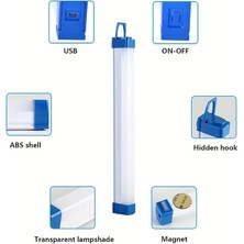Full Reyon Şarzlı, 52 Cm,  20 Watt, Acil Yardım Modlu, Dimli, Tekne, Çadır, Tezgah Altı Armatür, USB Şarzlı