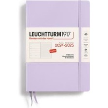 LEUCHTTURM1917 Weekly Planner & Notebook 18 Months 2024 - 2025 Medium Lilac 370713