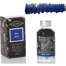 Diamine Ink Shimmering Mürekkep Blue Pearl