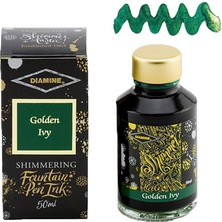 Diamine Ink Shimmering Mürekkep Golden Ivy 2018