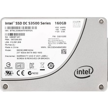 Intel 160GB SSD Dc S3500 Series (SSDSC2BB160G4) 2.5in Sata 6gb/s, 20NM, Mlc SSD