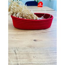 My Doğa Store Hasır, Jüt, Sepet, Dolap Içi, Çocuk Odası, Düzenleyici, Saklama Sepeti, Ekmek Sepetı,30 x 20 x 10  cm