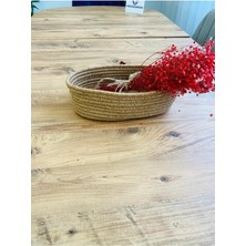 My Doğa Store Hasır, Jüt, Sepet, Dolap Içi, Çocuk Odası, Düzenleyici, Saklama Sepeti, Ekmek Sepetı,30 x 20 x 10  cm