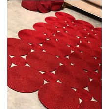 My Doğa Store Hasır Jüt Halı El Örgüsü Halı Kilim Yıkanabilir Çift Taraflı