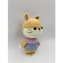 Merlin Knit Sevimli Hamser Amigurumi Örgü Oyuncak