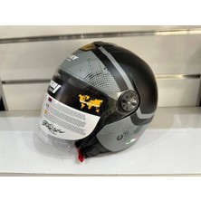 Sway Kask Sway SW-715 Çenesiz Gemini Black/grey