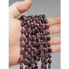 Yaşam Tohumu Lal (Garnet)(Granat) Taşı 5.5x9.5 mm Dizi (52834)
