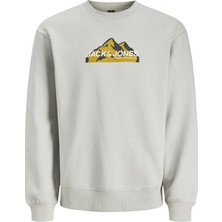 Jack & Jones Jack&Jones Jcomountaın Logo Erkek Sweatshirt