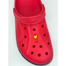 Sağlıkçı Shopping Ironman Temalı Temalı Jibbitz Crocs Terlik Süsü
