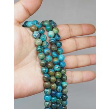 Yaşam Tohumu Krizokol Taşı Royal Quality Dizi 8 mm (52824)