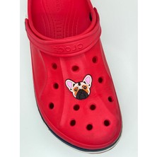 Sağlıkçı Shopping Pug Köpek Temalı Jibbitz Crocs Terlik Süsü