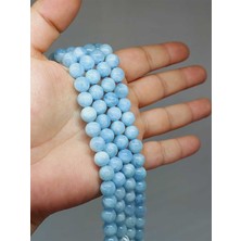 Yaşam Tohumu Akuamarin Taşı Royal Quality Dizi 8.5 mm (52818)