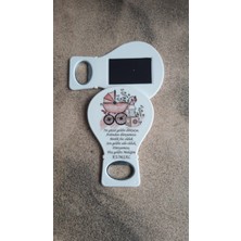 Mira Baskı Pembe Puset 20 Adet Balon Açacak Magnet