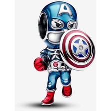 Poseidons Jewellery Marvel The Avengers Captain America Charm