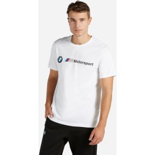 Bmw M Motorsport Logo Erkek T-Shirt Beyaz 59536902