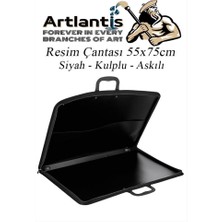 Artlantis 50X70 Resim Çantası Seti 1 Paket Karakalem 50X70 Proje Çantası Duralit Resim Kağıdı Dereceli Resim Kağıdı Hamur Silgi