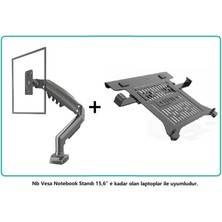 Vontech F80-FP2 Hareketli Notebook Masa Standı