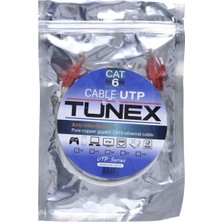 Tunex Elektromilas Tunex 1 mt Jaklı Cat6 Ethernet Kablosu Tnx-C-1