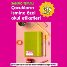 Etiketim Sanrio Temalı Isme Özel Okul Etiketi