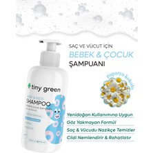 Tiny Green Bebek & Çocuk Saç ve Vücut Şampuanı  Papatya Kokulu  500 ml