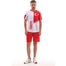 Sportech K0164 Türkiye Milli Takım Forması Kırmızı (Isim Yazılır)