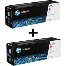 Qstar Hp 415A W2033A Kırmızı Orijinal Yazıcı Toner 1+1  2 Adet  2100 Sayfa Orjinal Mg