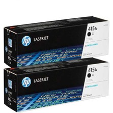 Qstar Hp 415A W2030A Siyah Orijinal Yazıcı Toner 1+1  2 Adet  2400 Sayfa Orjinal Bk