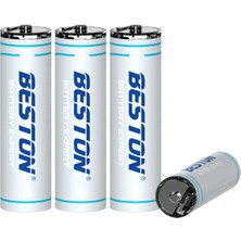 Beston Coverzone Beston USB Kablo Veya Şarj Cihazı ile Şarj Edilebilir Lityum Aa Kalem Pil 1.5V 2200MWH