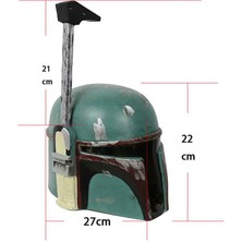 Janae Yıldız Savaşları Jedi Maskesi Boba Fett Kask Boba Fett Cosplay Maskesi (Yurt Dışından)