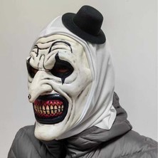 Janae Korku Terrifier Palyaço Maskesi Cosplay Palyaço Komik Lateks Yumuşak Demon Evil Joker Maskeleri (Yurt Dışından)