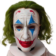 Janae Joker Joaquin Phoenix Maske Palyaço Cosplay Anime Prop Lateks Maske (Yurt Dışından)