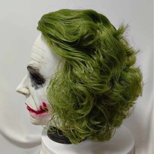 Janae Kara Şövalye Joker Cosplay Maske 2024 Lateks Yumuşak Film Parti Palyaço Cadılar Bayramı Maskesi (Yurt Dışından)