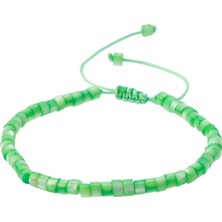 Hatemoğlu Yeşil Desenli Hematit Taş Bileklik