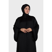 Harika Wear Işlemli Siyah Abaya Ferace