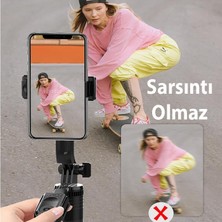 Coofbe Uzaktan Kumandalı Bluetooth Selfie Çucuğu Monopod Uzunluk Ayarlamalı Tripod Canlı Yayın Standı