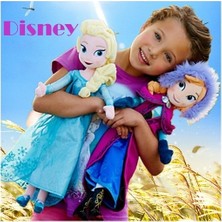 Suitable1 50CM Anna Elsa Peluş Oyuncak Bebek Peluş Oyuncak (Yurt Dışından)