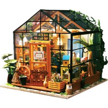 Fairy Dıy Dollhouse Ahşap Oda Birleştirin Kiti Ev Dekorasyon (Yurt Dışından)