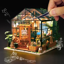 Fairy Dıy Dollhouse Ahşap Oda Birleştirin Kiti Ev Dekorasyon (Yurt Dışından)